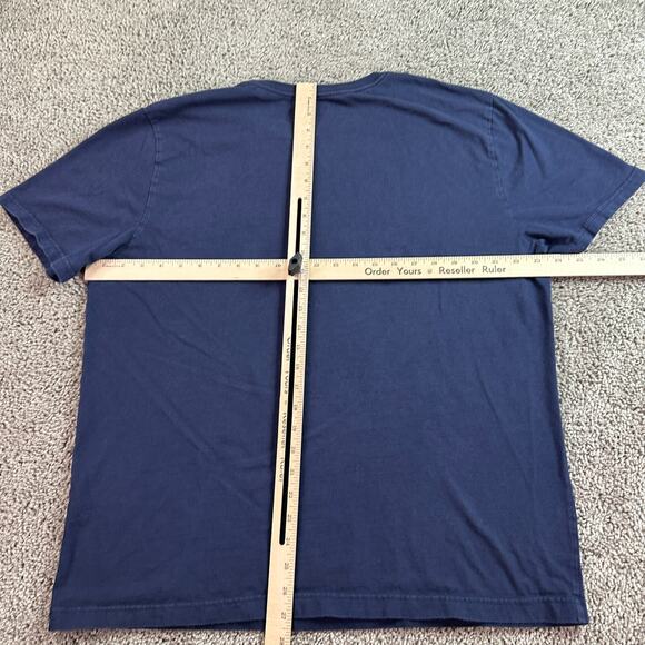 Nautica Shirt Mens Extra Large Blue White Sailing Pennant 1983 Flag Casual - Picture 5 of 8